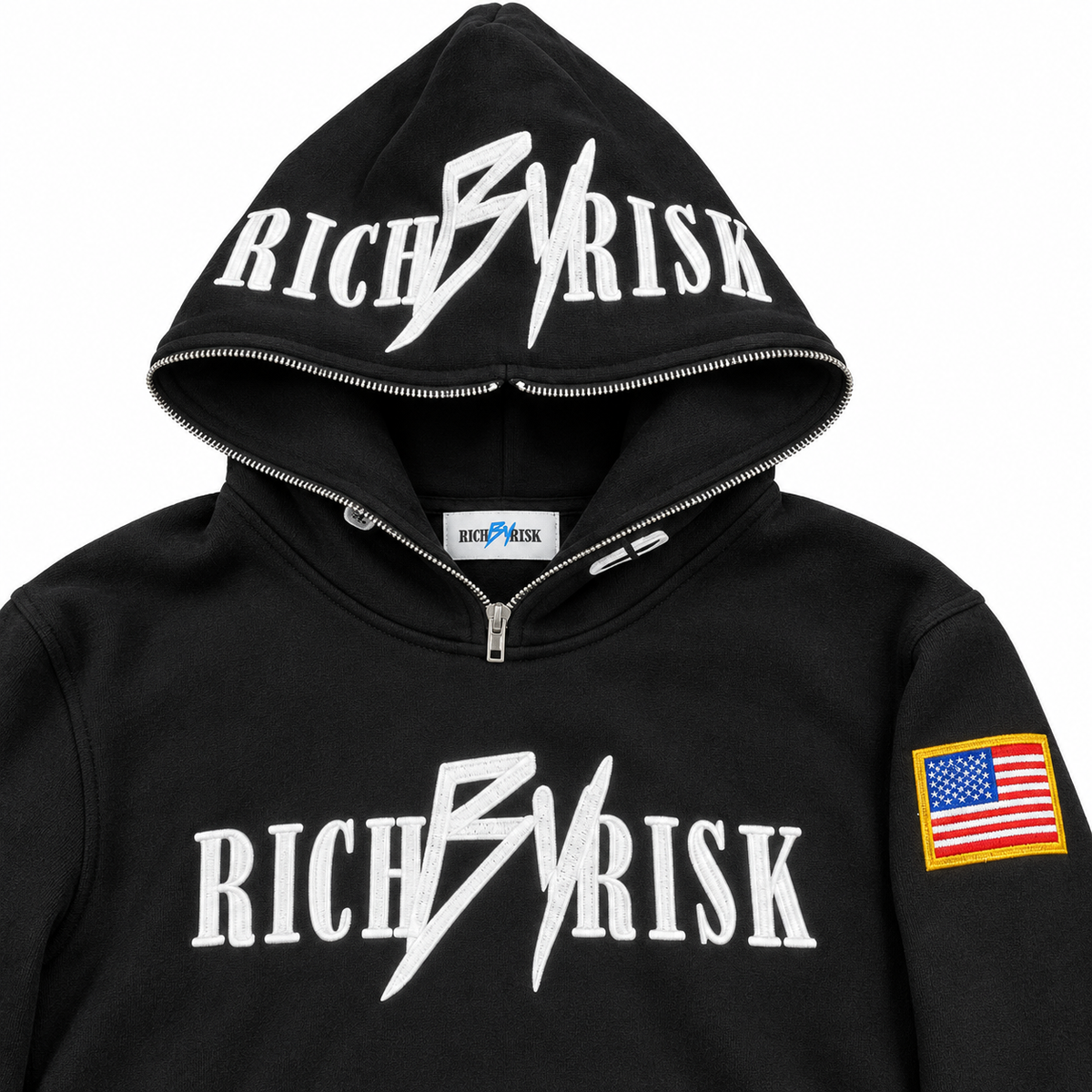 RISK ON WALL STREET™ HALO ZIP HOODIE
