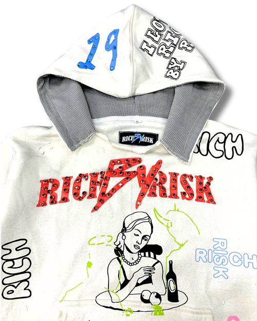 RICH BY RISK ® EDEN RHINESTONE HOODIE