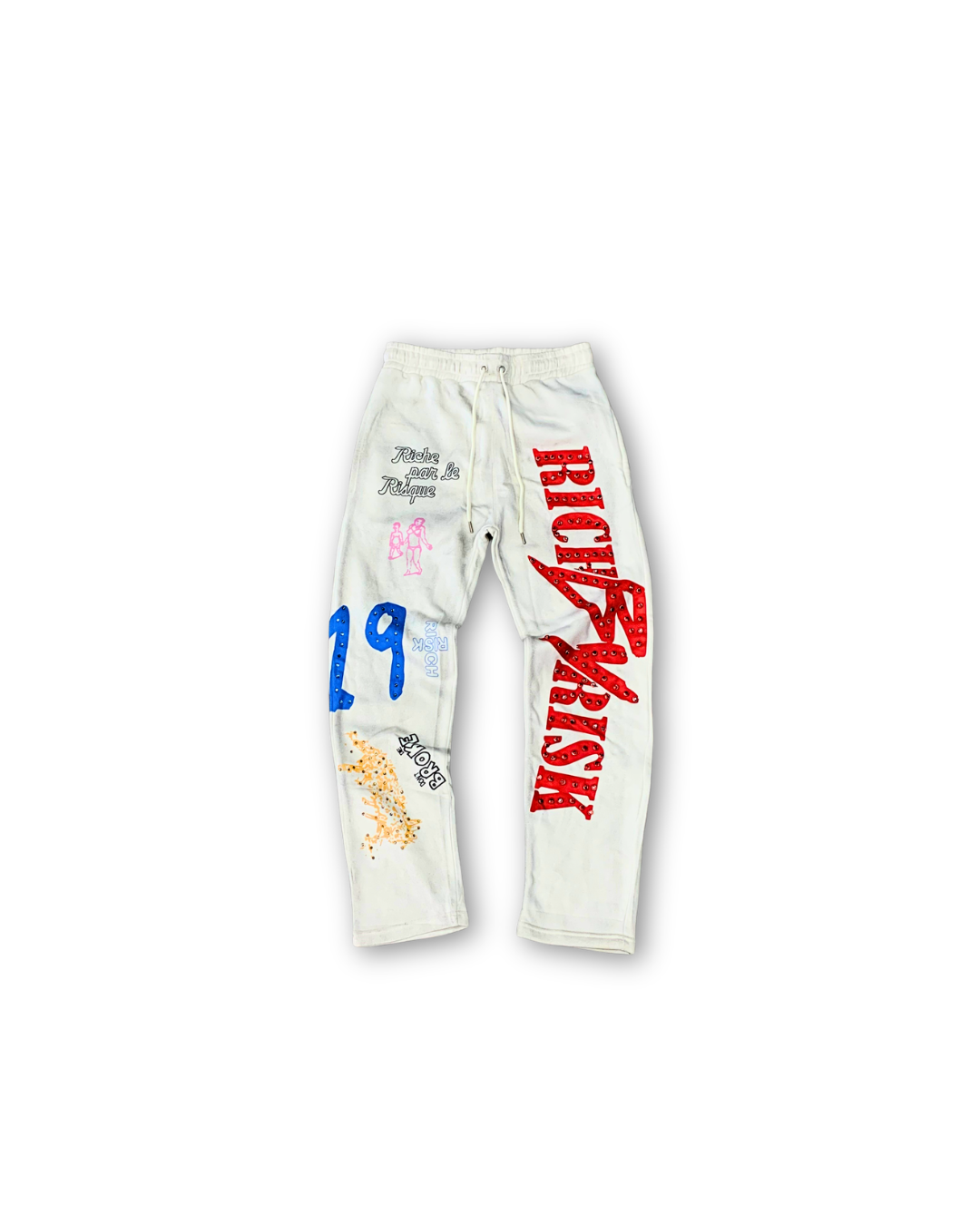 RICH BY RISK® EDEN RHINESTONE JOGGERS