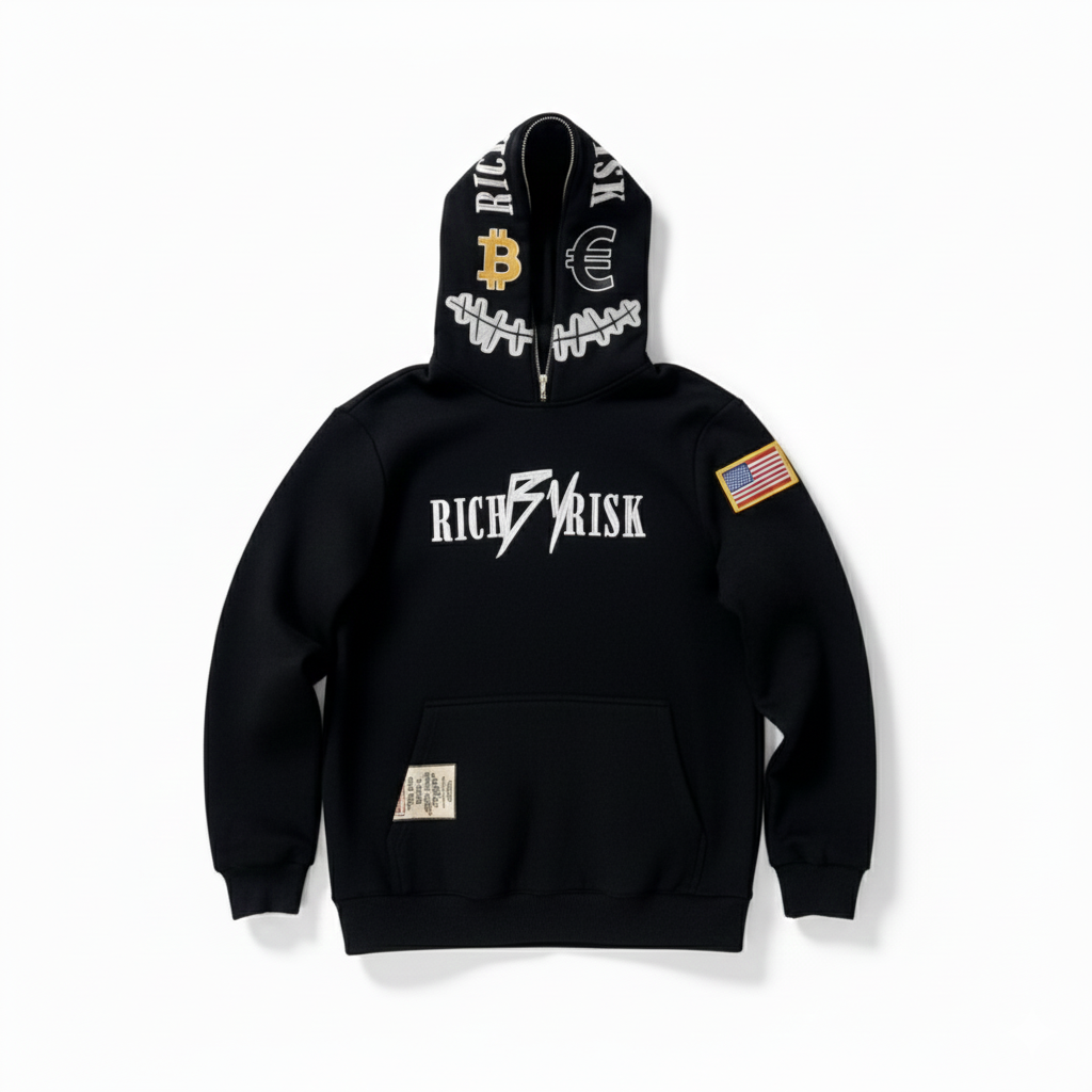 RISK ON WALL STREET™ HALO ZIP HOODIE