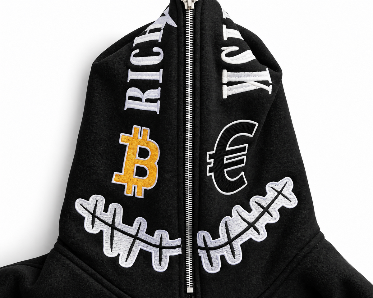 RISK ON WALL STREET™ HALO ZIP HOODIE