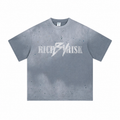 RICH BY RISK SUN-FADED GREY TSHIRT