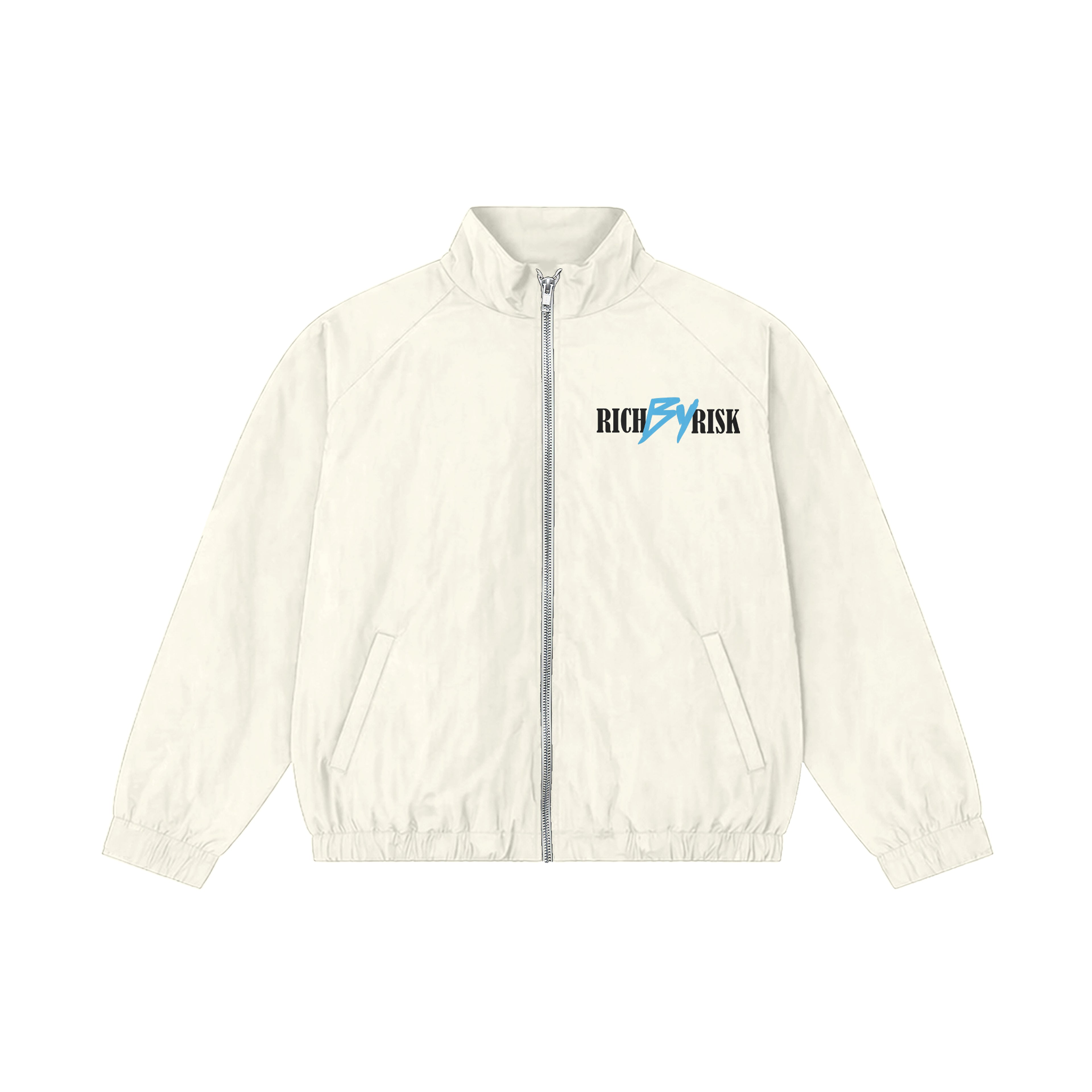 RICH BY RISK ® ORIGINAL CREAM WINDBREAKER JACKET
