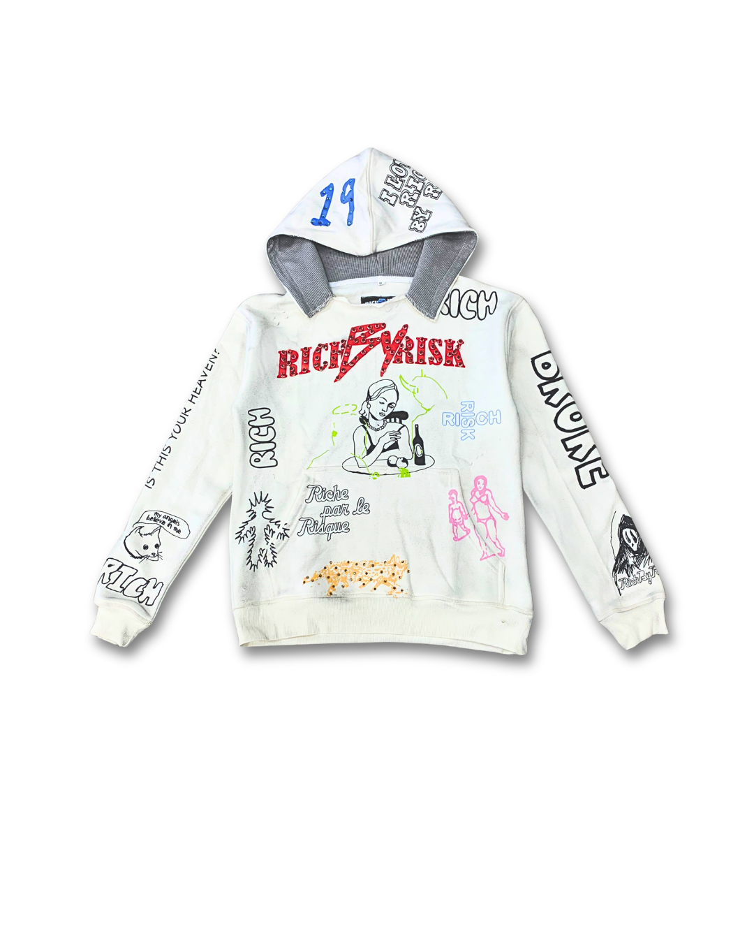 RICH BY RISK ® EDEN RHINESTONE HOODIE