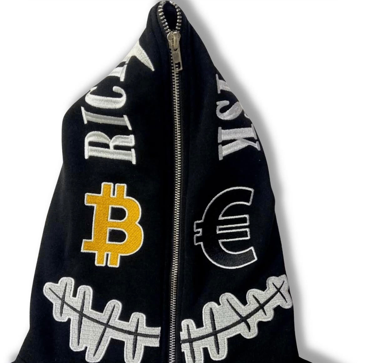 RISK ON WALL STREET™ HALO ZIP HOODIE